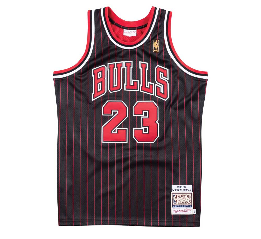 Chicago Bulls 1996 NBA Finals Jersey Shorts Mitchell & Ness Big Face Size LG