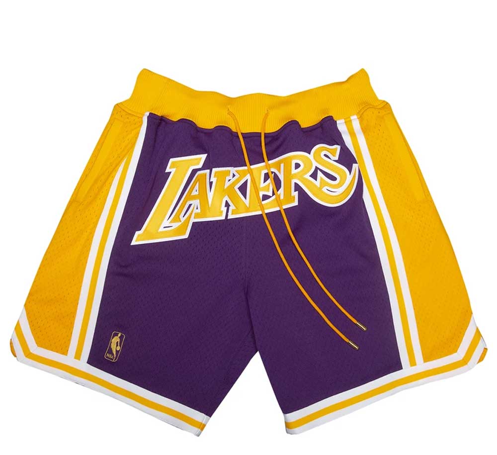 NBA, Shorts, Just Don Shorts La Los Angeles Lakers Shorts