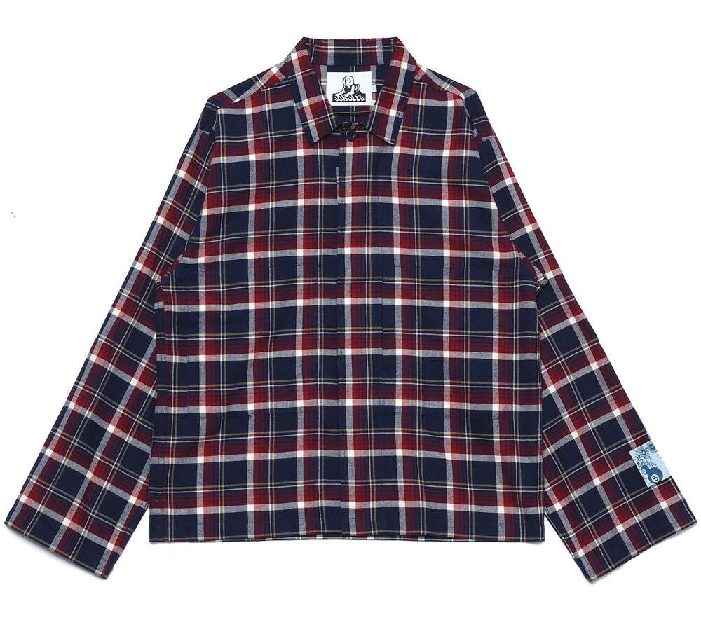 FLANNEL 'MINIMAL WORK-WEAR' SHIRT JACKET – SHOPATKINGS