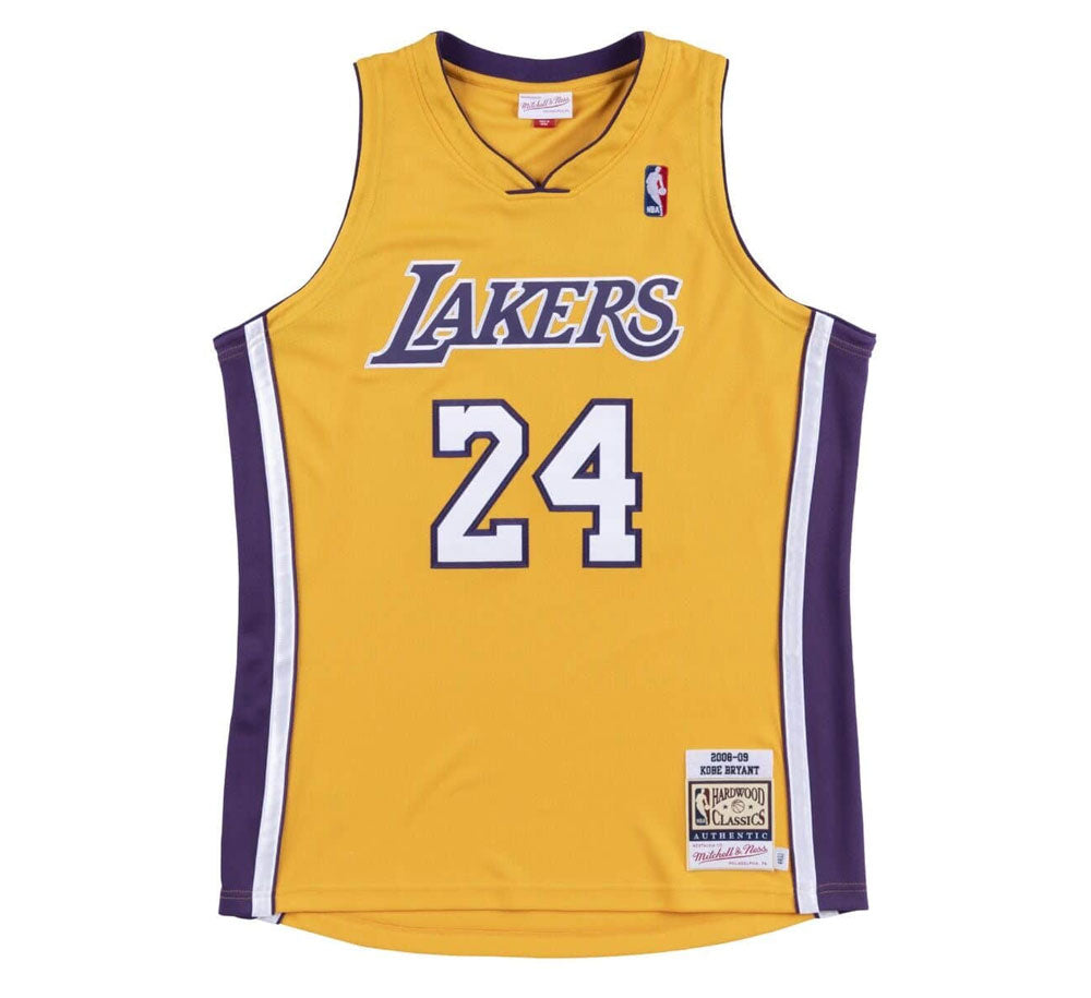 Kobe Bryant Los Angeles Lakers Mitchell & Ness 2008-09 Hardwood Classics  Authentic Player Jersey - Gold