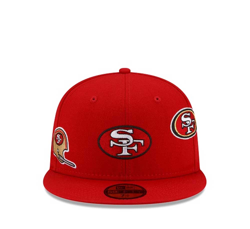 New Era Men's San Francisco 49ers Hidden Team Color 59Fity Fitted