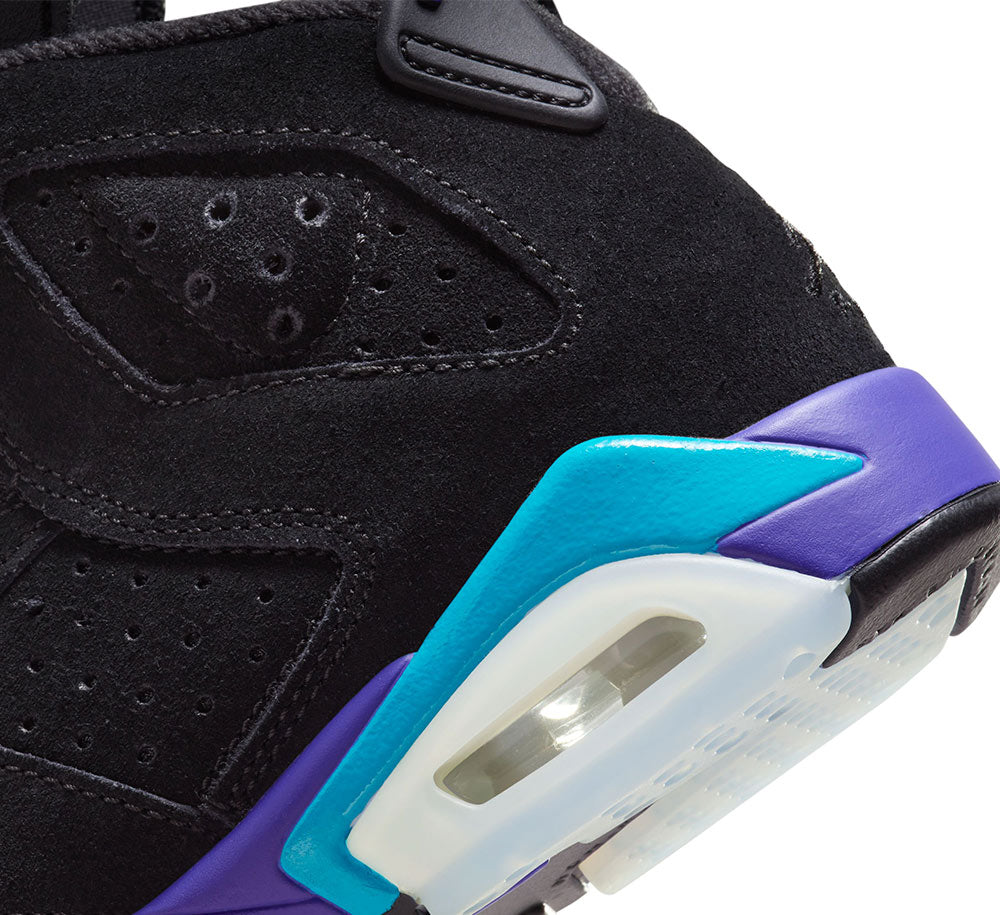 Air jordan 6 black and purple on sale