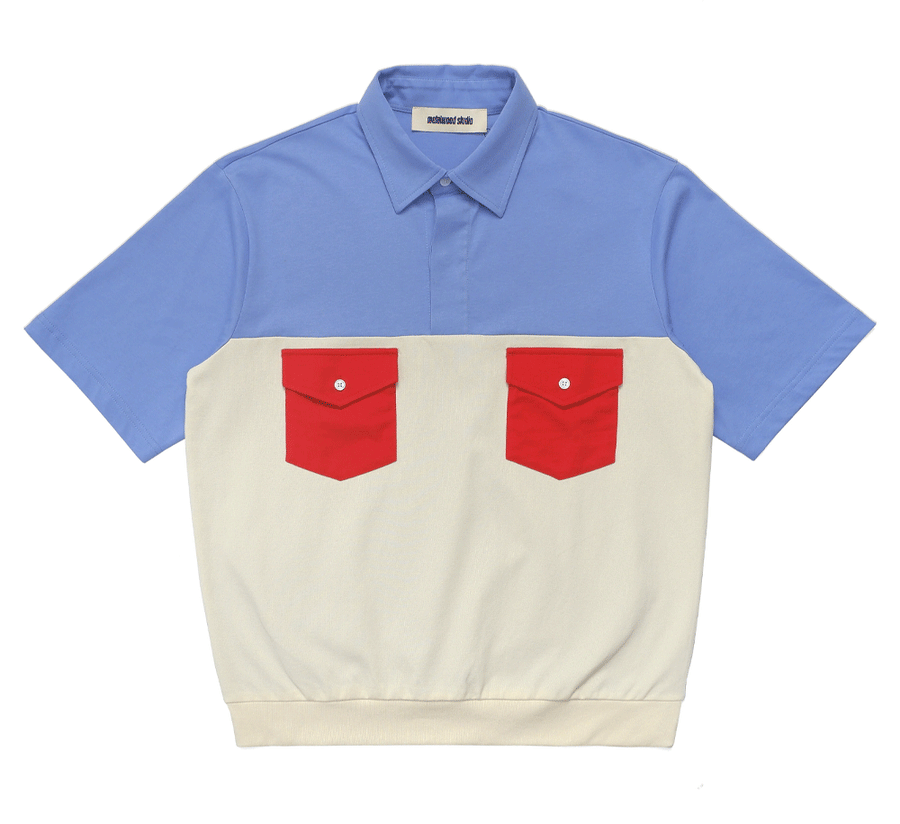 Color Block Western Polo