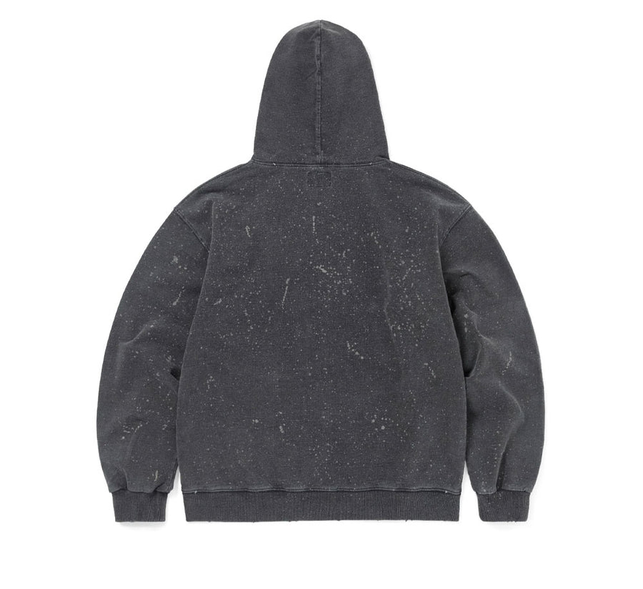 Indigo Dyed Zip up Hoodie