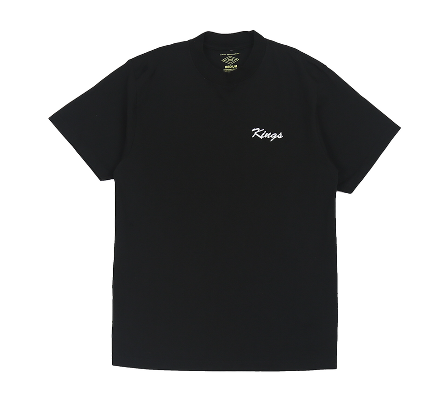 Big Script Embroidered Heavyweight Garment Dyed Tee