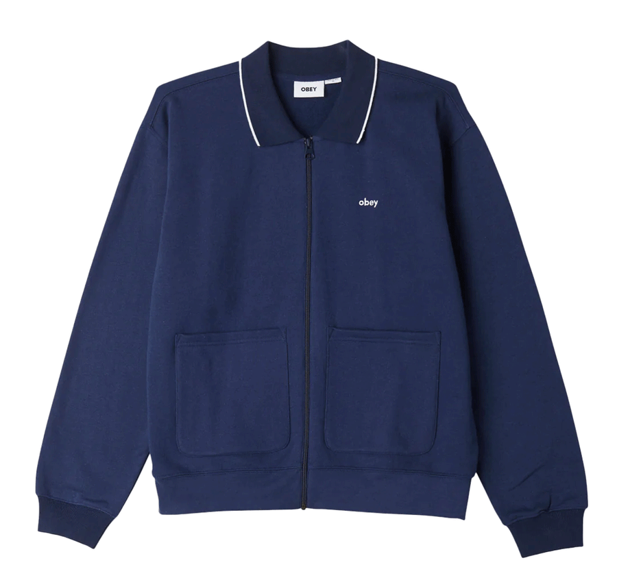 Fontana Zip Front Polo Sweatsh