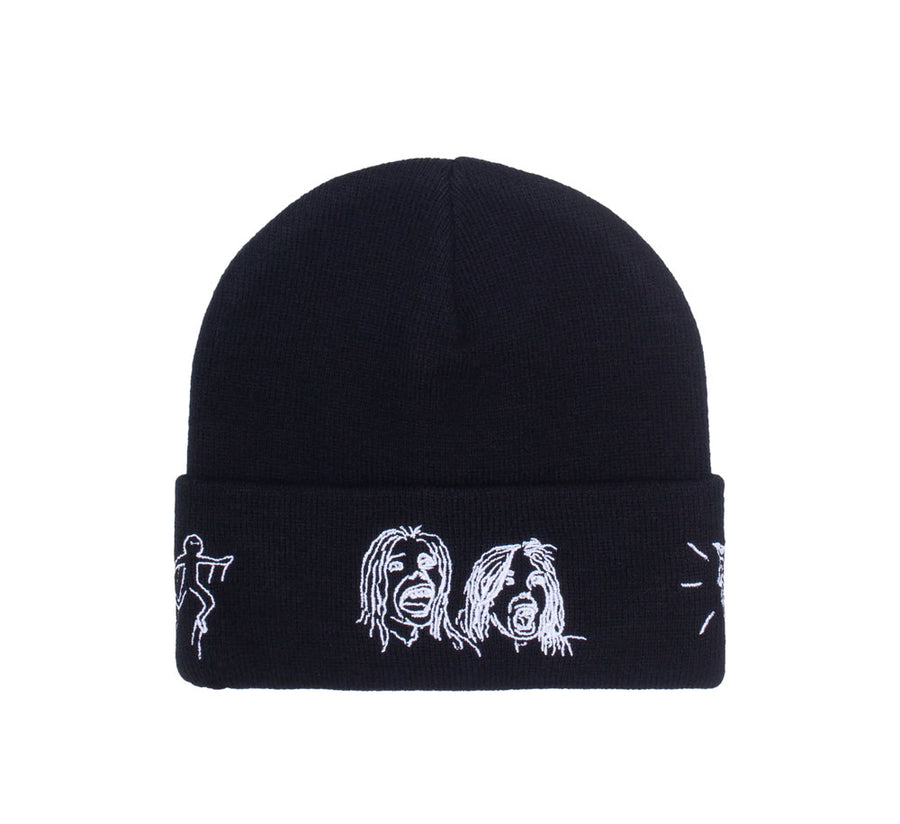 SKETCHY CUFF BEANIE