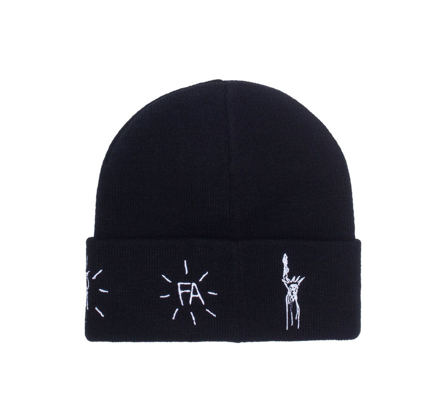 SKETCHY CUFF BEANIE